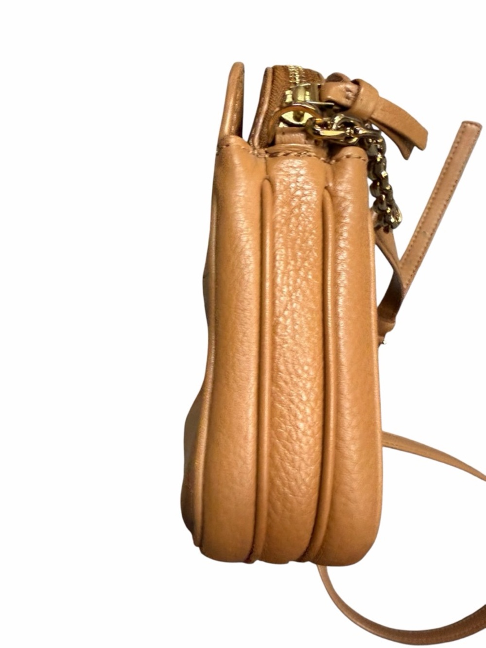 Tory Burch Ivy Crossbody Bag Brown Pebbled Leather - Picture 4 of 12